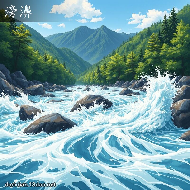 滂濞 - 国语大辞典配图