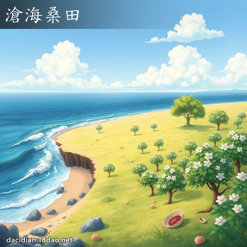 沧海桑田 - 国语大辞典配图