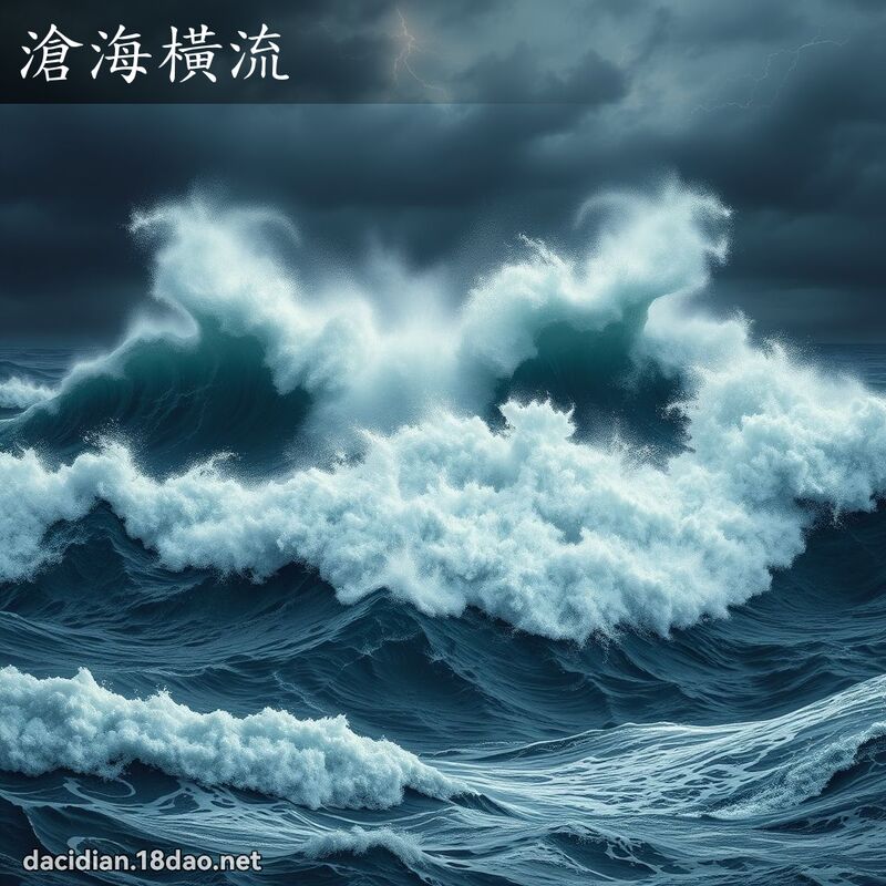 滄海橫流 - 國語大辭典配圖