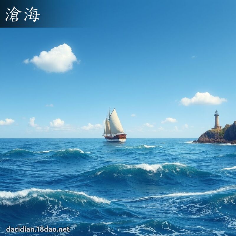 滄海 - 國語大辭典配圖
