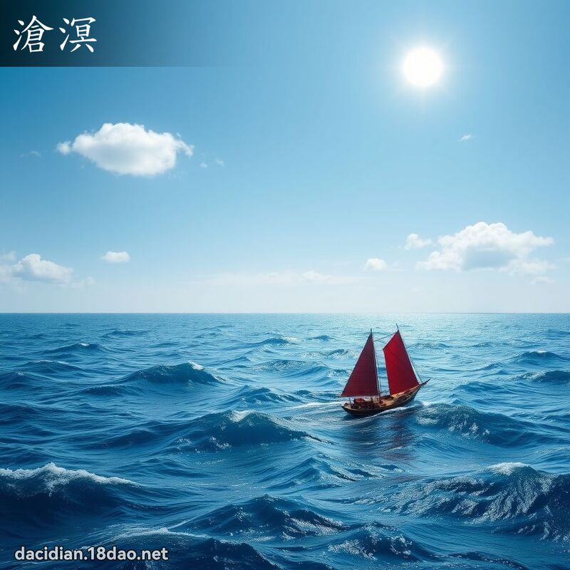 滄溟 - 國語大辭典配圖