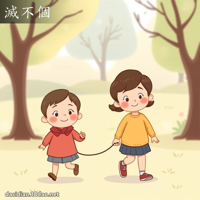 灭不个 - 国语大辞典配图