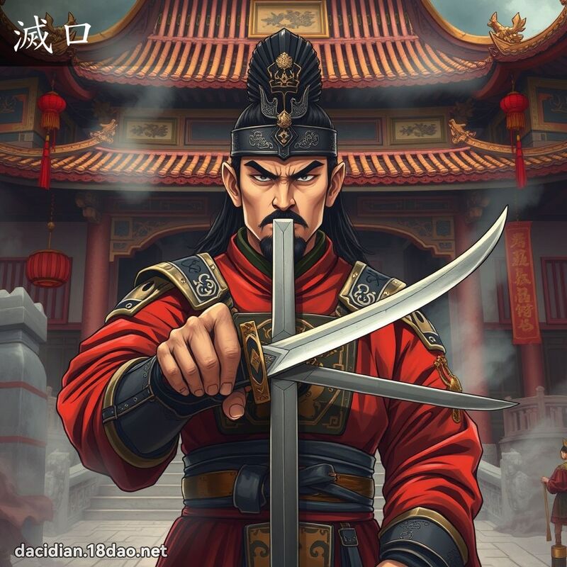 灭口 - 国语大辞典配图
