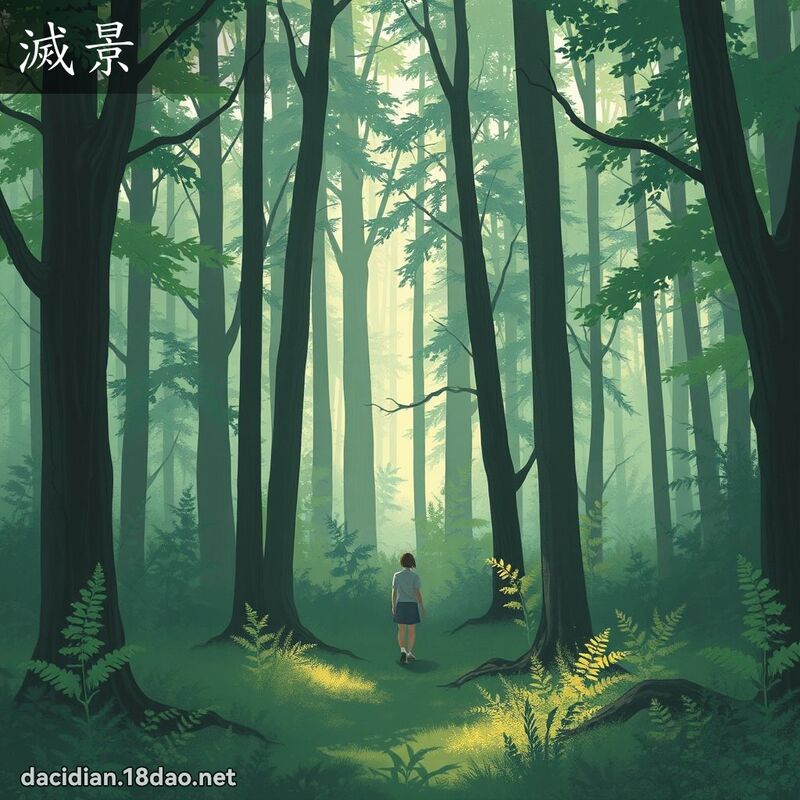 灭景 - 国语大辞典配图