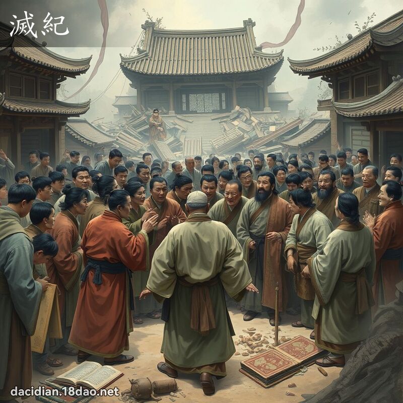 滅紀 - 國語大辭典配圖