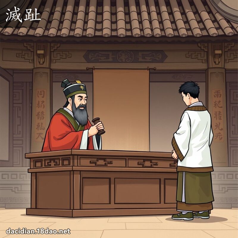 滅趾 - 國語大辭典配圖