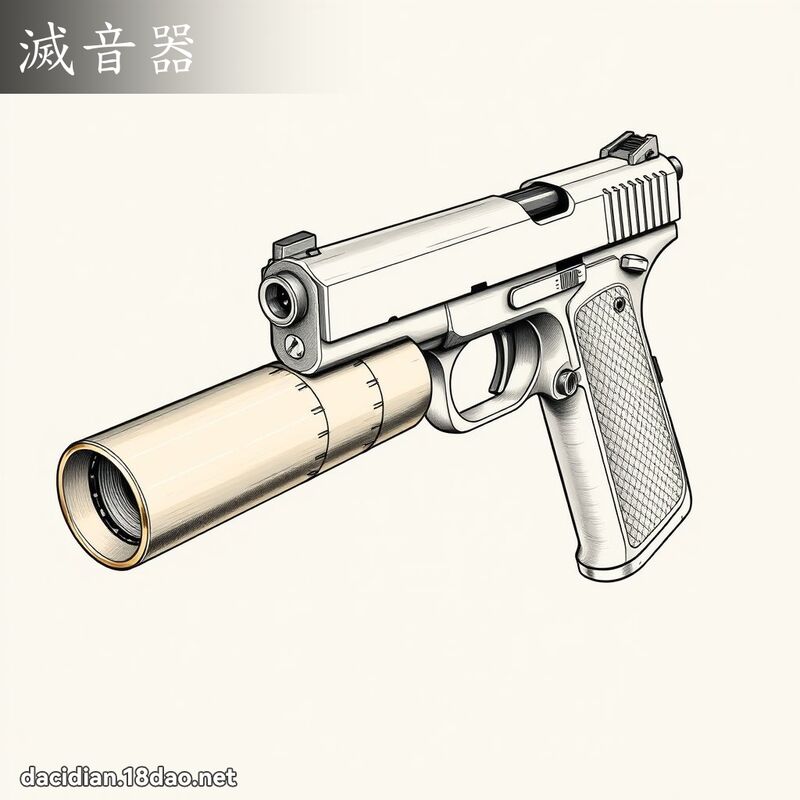 滅音器 - 國語大辭典配圖