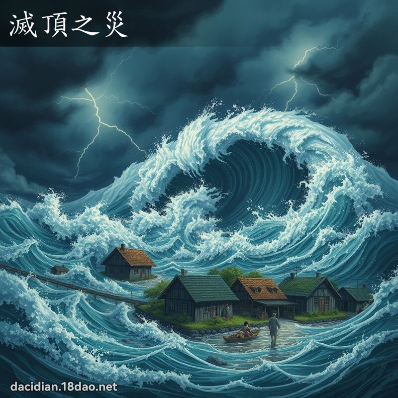 滅頂之災 - 國語大辭典配圖