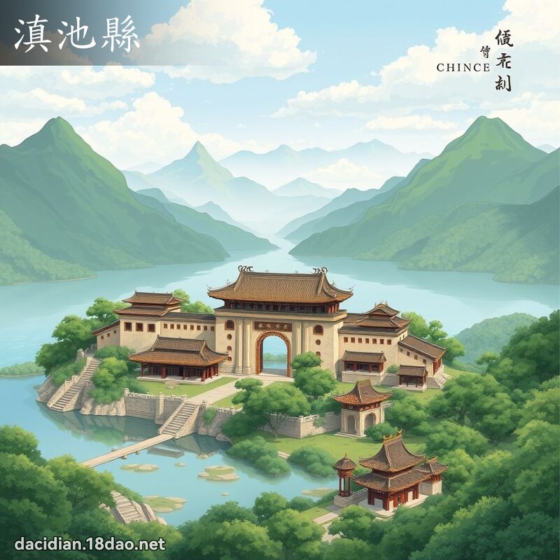 滇池县 - 国语大辞典配图