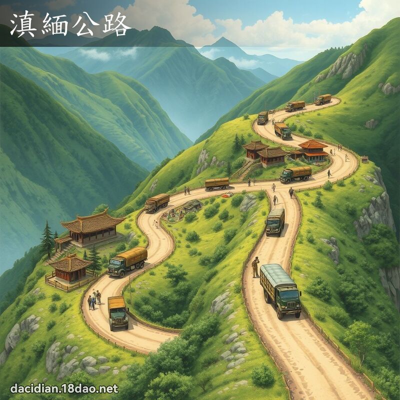 滇缅公路 - 国语大辞典配图