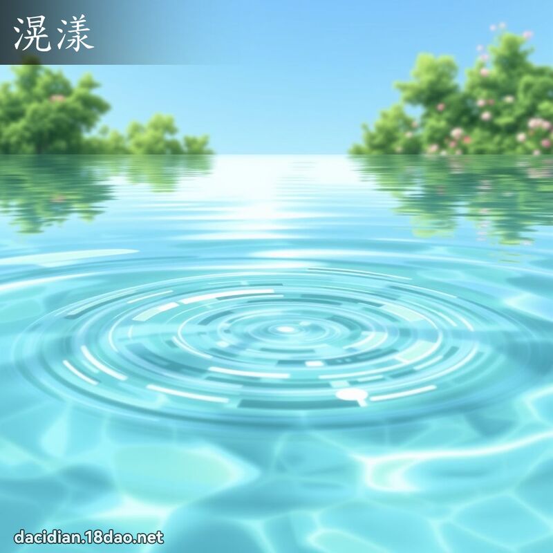 滉漾 - 国语大辞典配图