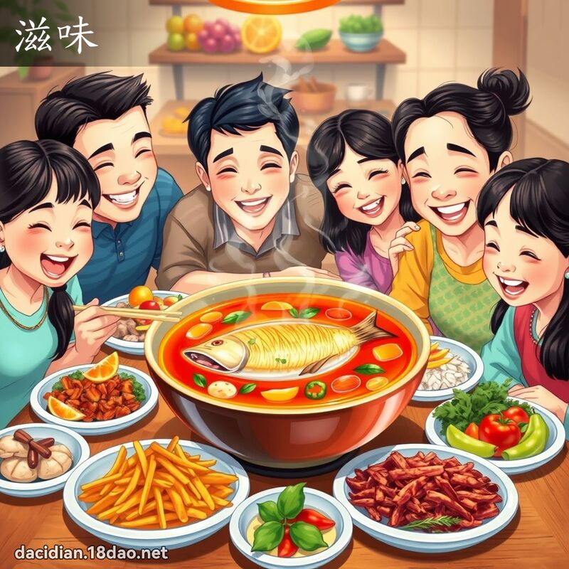 滋味 - 國語大辭典配圖