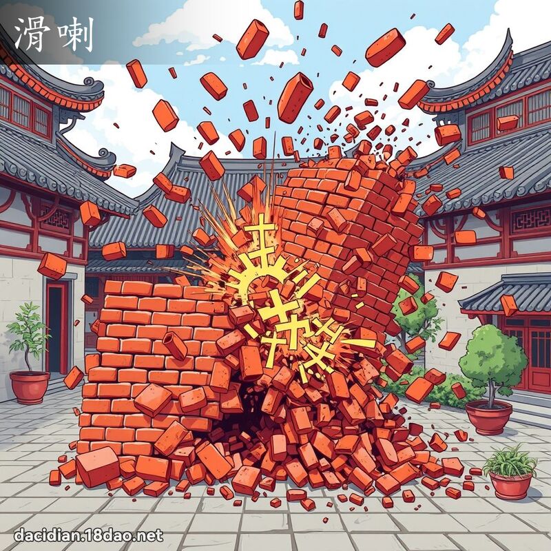 滑喇 - 國語大辭典配圖