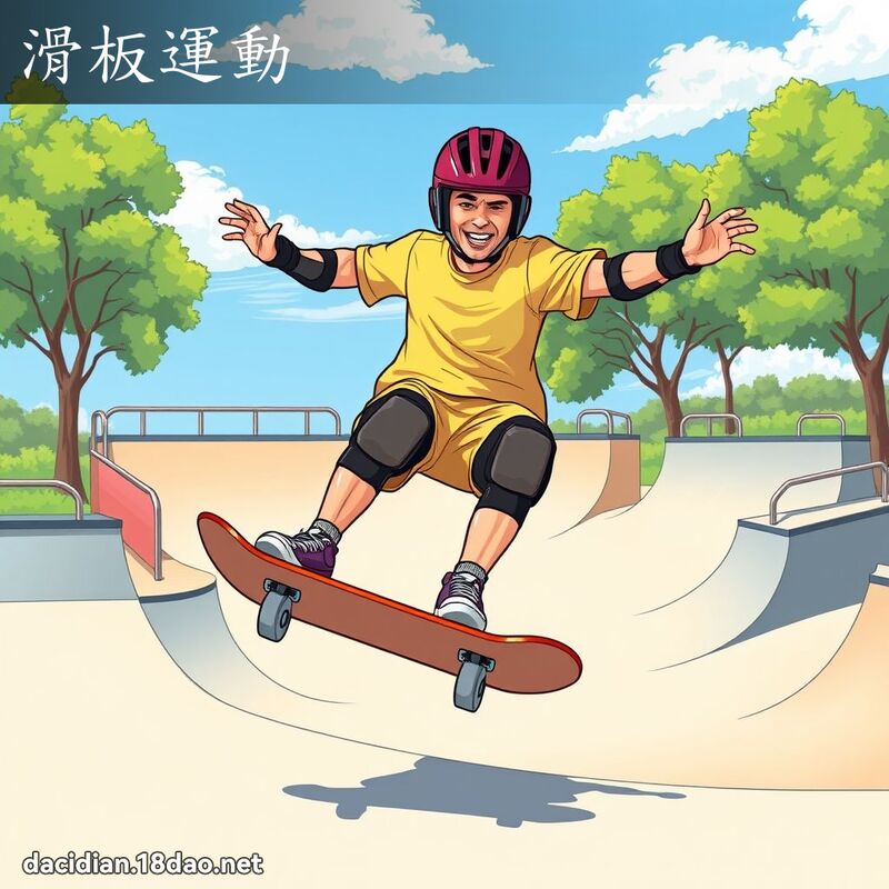 滑板运动 - 国语大辞典配图