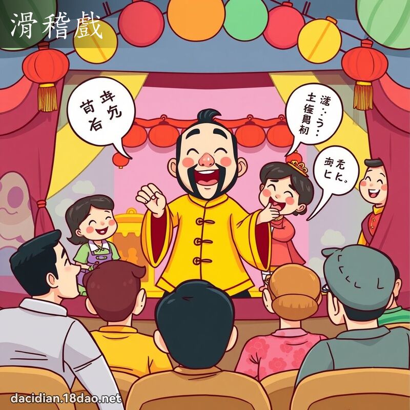 滑稽戲 - 國語大辭典配圖