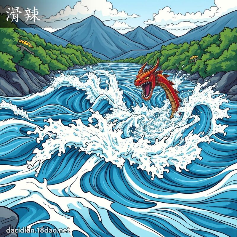 滑辣 - 國語大辭典配圖