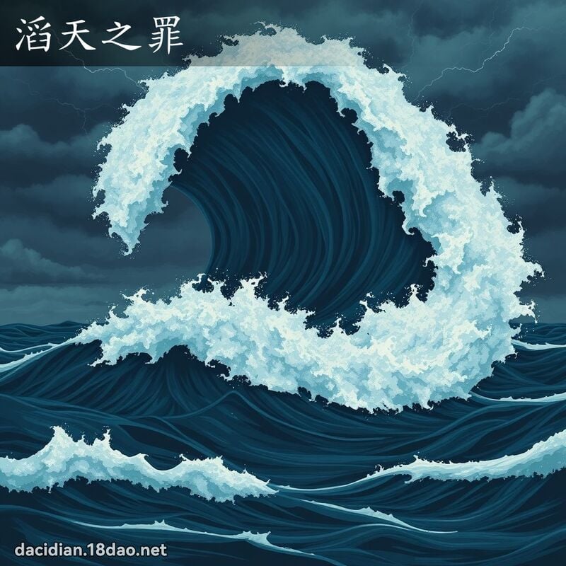 滔天之罪 - 國語大辭典配圖