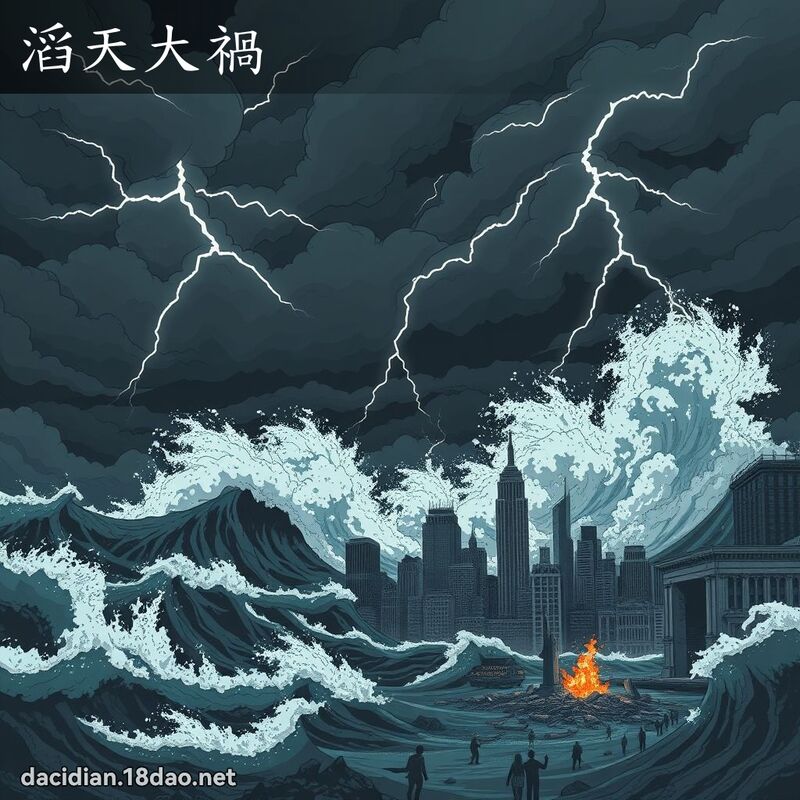 滔天大禍 - 國語大辭典配圖