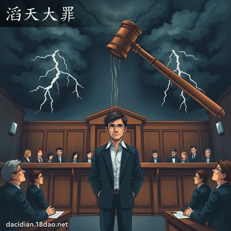 滔天大罪 - 國語大辭典配圖