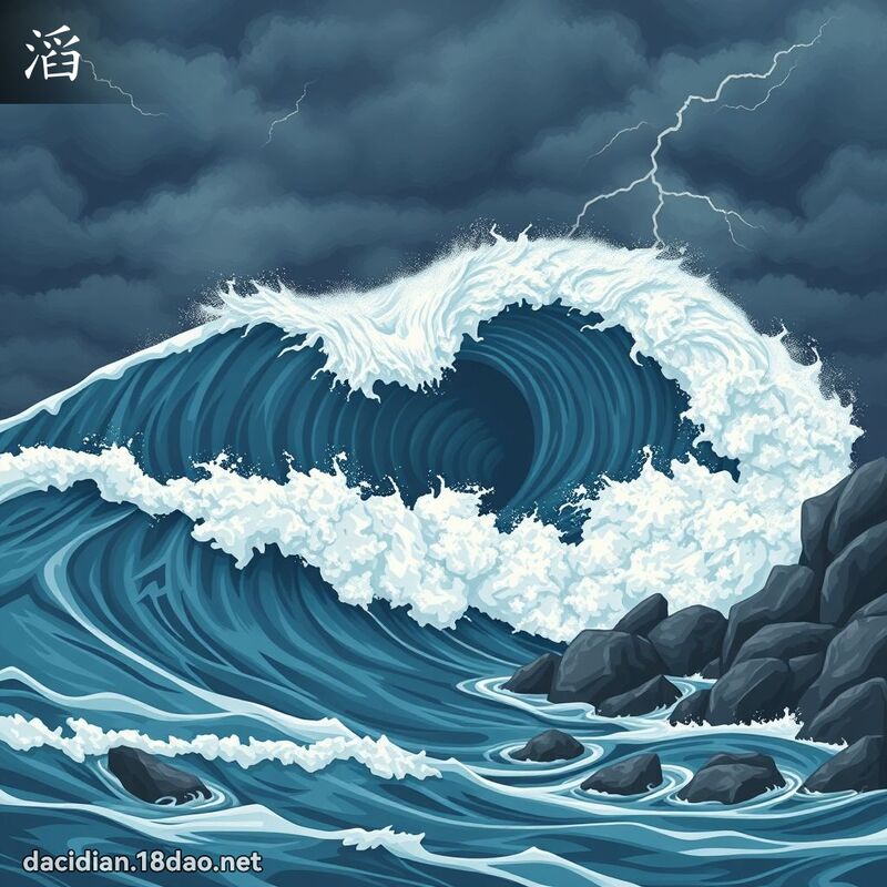 滔 - 國語大辭典配圖