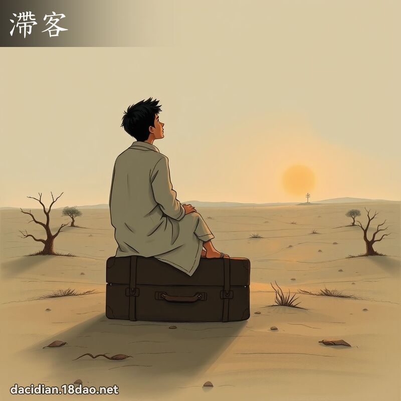滯客 - 国语大辞典配图