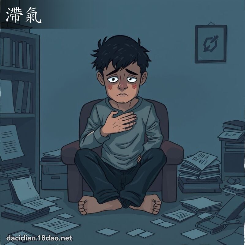 滯气 - 国语大辞典配图