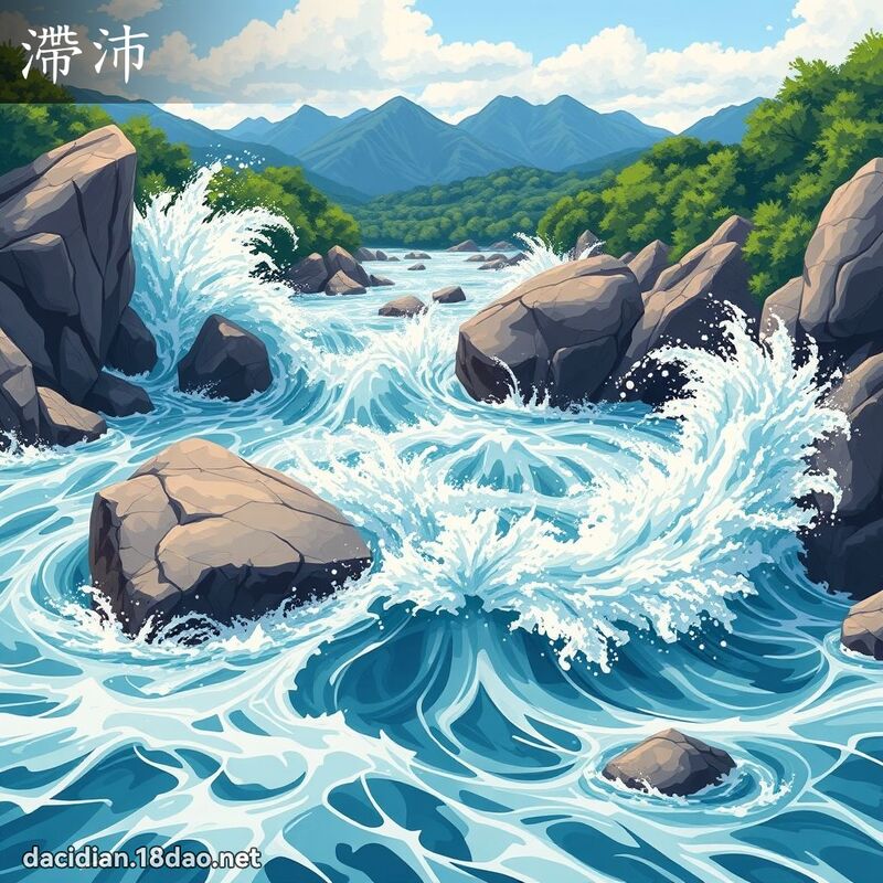 滯沛 - 國語大辭典配圖
