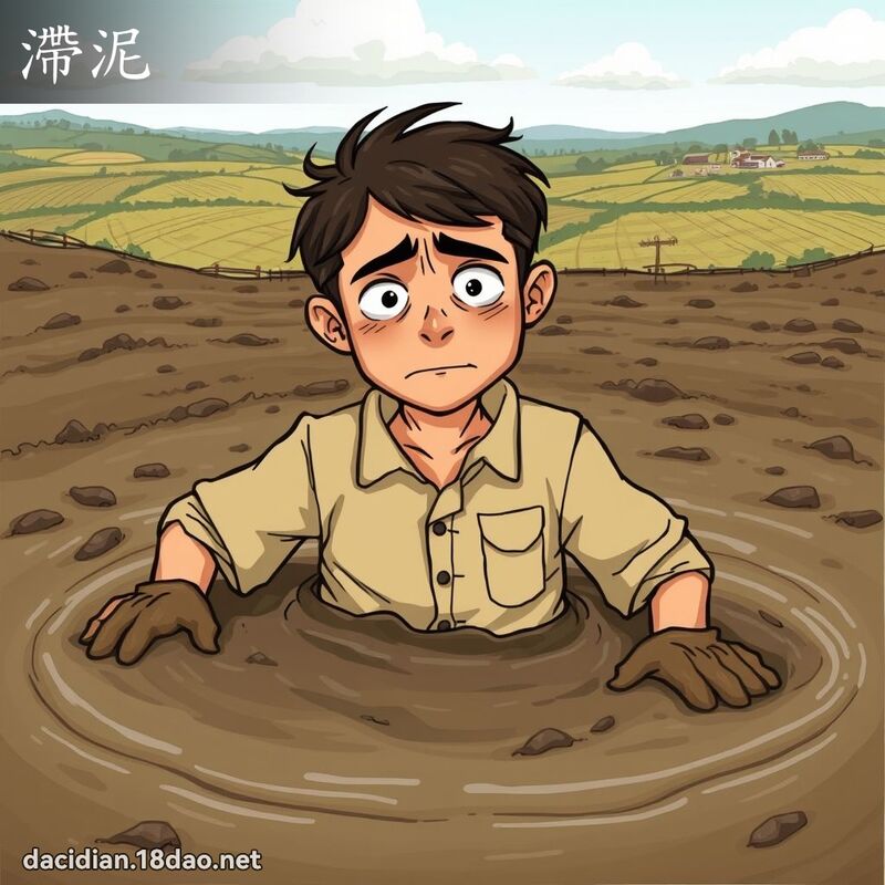 滯泥 - 国语大辞典配图