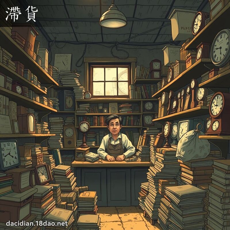 滯货 - 国语大辞典配图