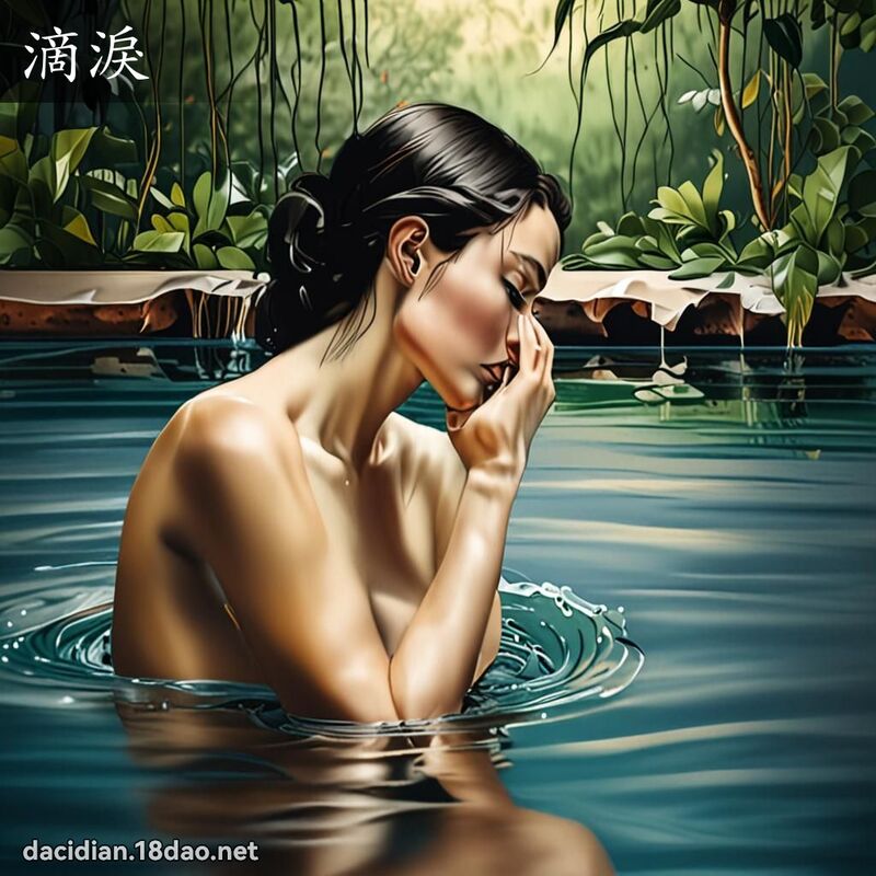 滴泪 - 国语大辞典配图