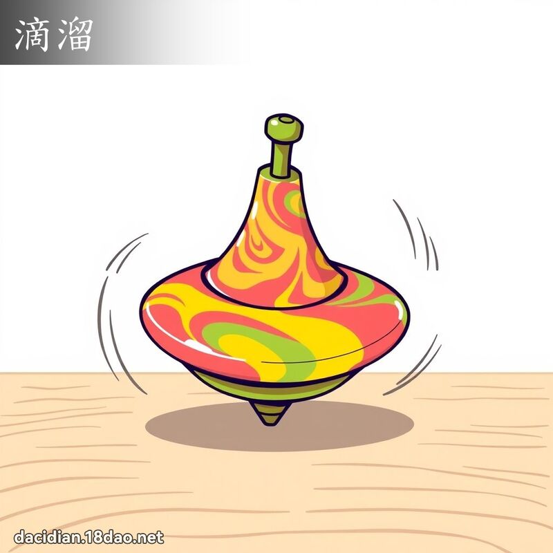 滴溜 - 國語大辭典配圖