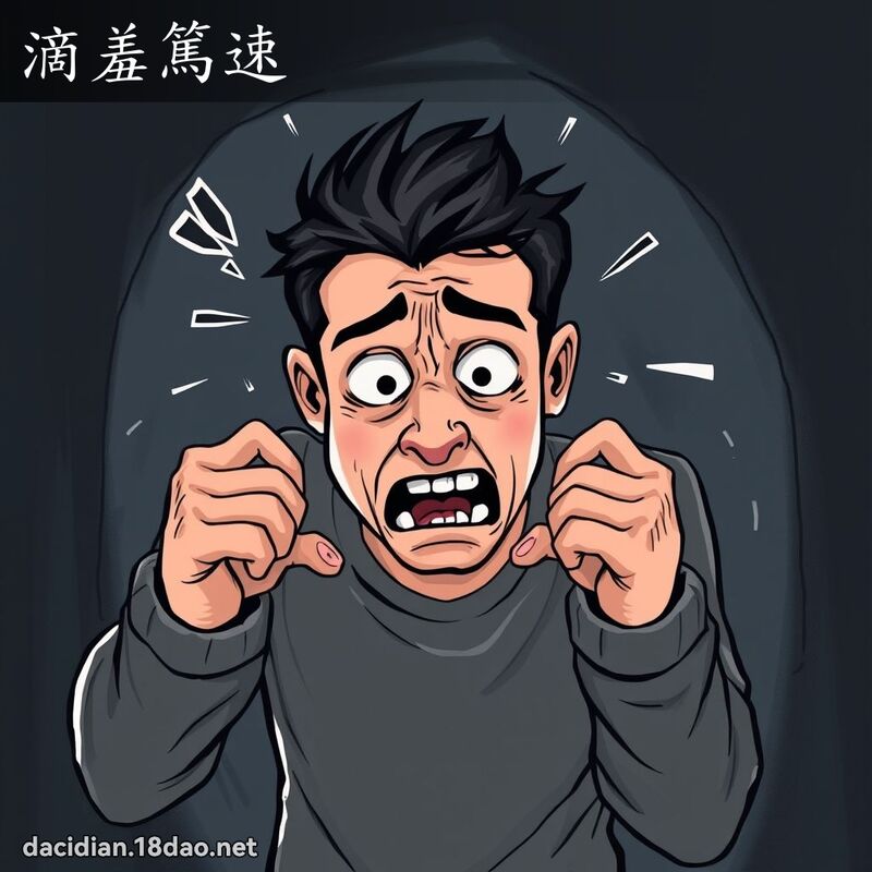 滴羞篤速 - 國語大辭典配圖