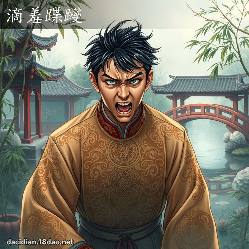 滴羞蹀躞 - 國語大辭典配圖
