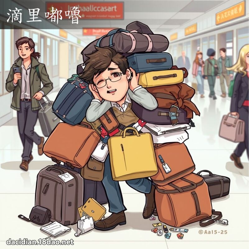 滴里嘟嚕 - 国语大辞典配图