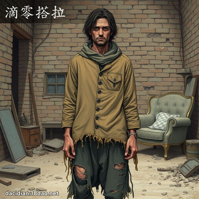 滴零搭拉 - 国语大辞典配图