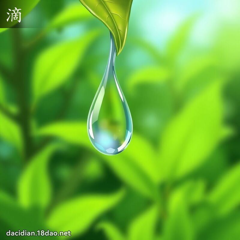 滴 - 國語大辭典配圖
