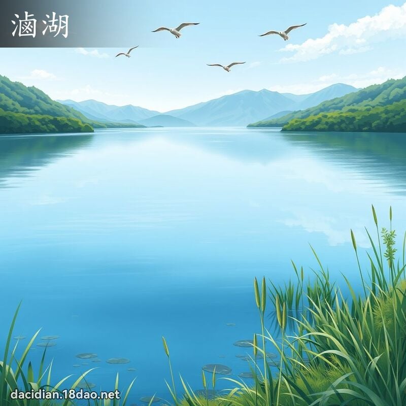 滷湖 - 國語大辭典配圖