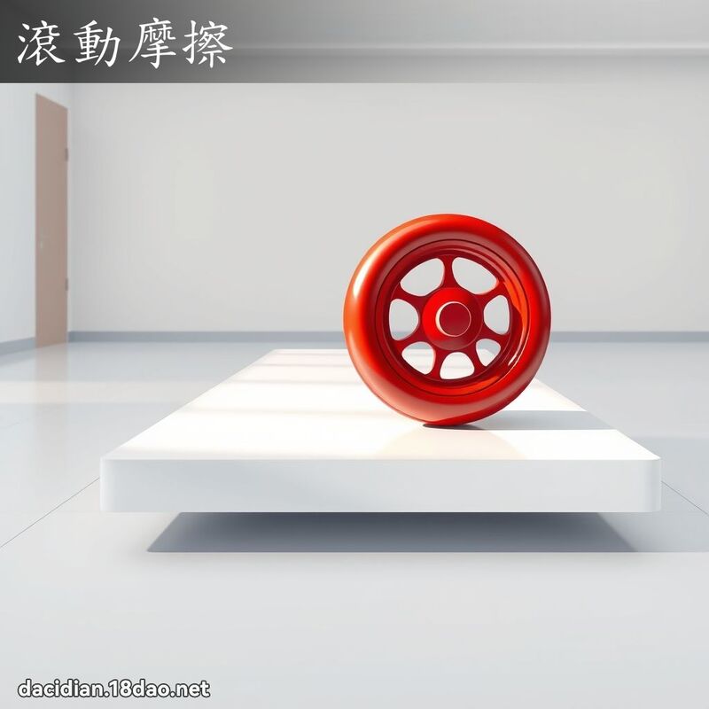 滾動摩擦 - 國語大辭典配圖