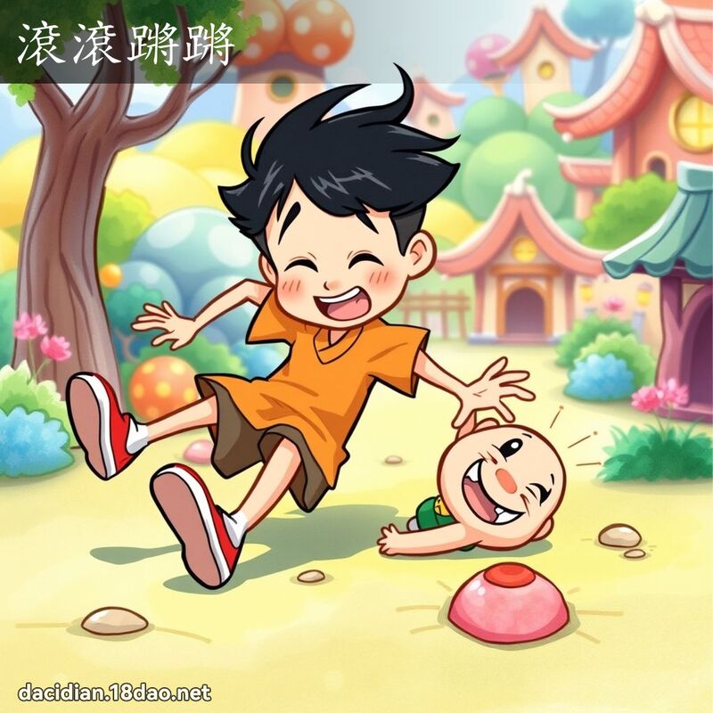 滚滚蹡蹡 - 国语大辞典配图