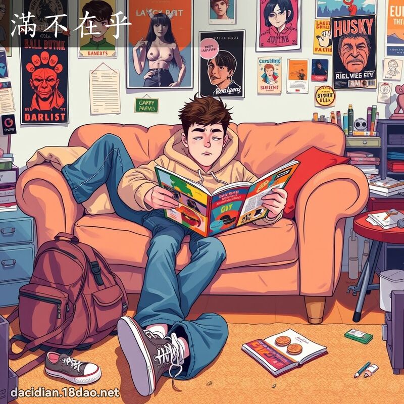 滿不在乎 - 國語大辭典配圖