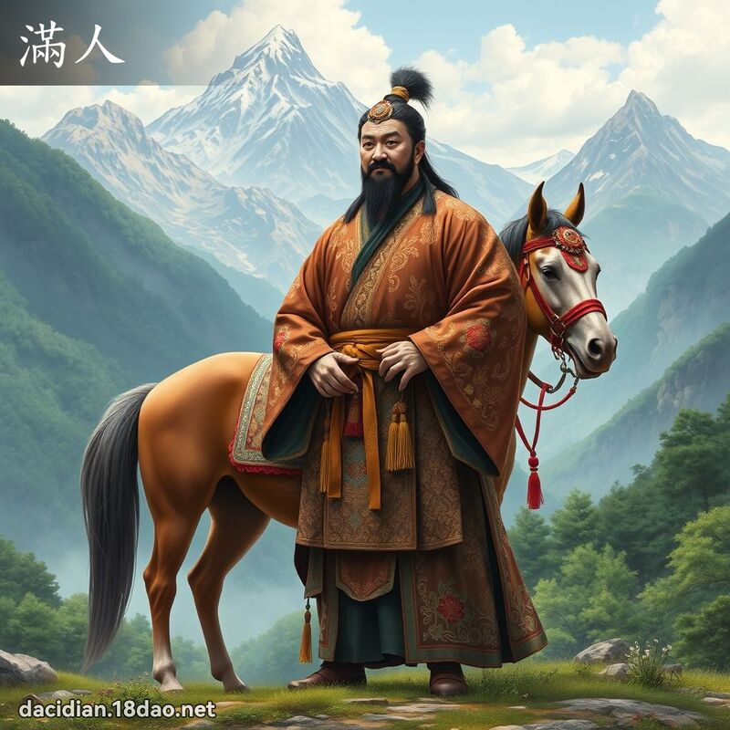 滿人 - 國語大辭典配圖