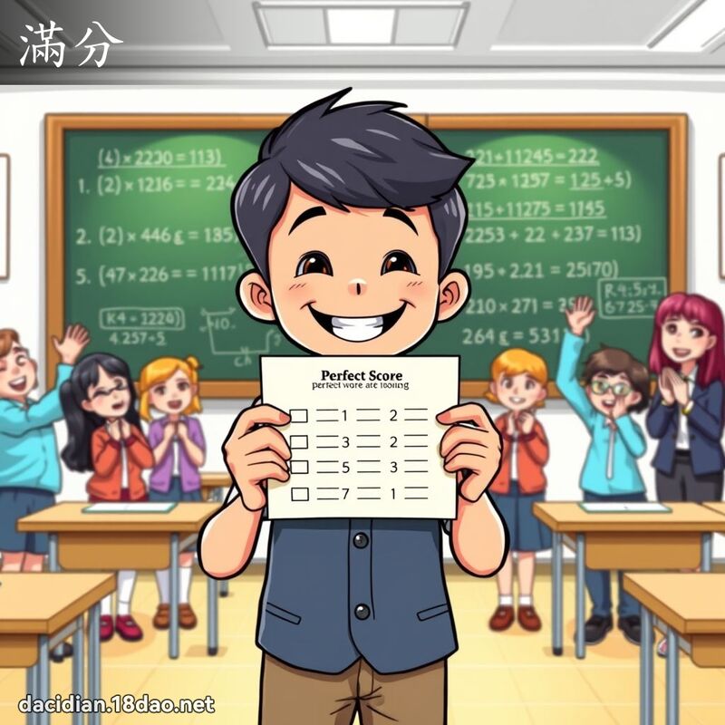 滿分 - 國語大辭典配圖