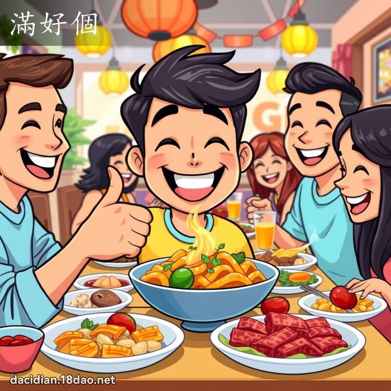 滿好個 - 國語大辭典配圖