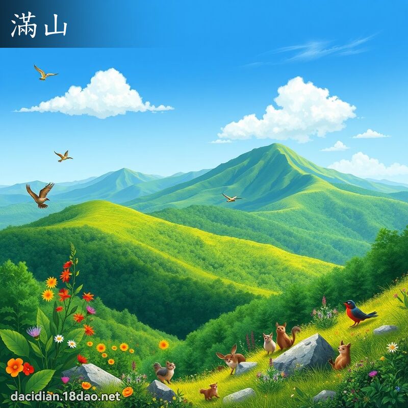 满山 - 国语大辞典配图