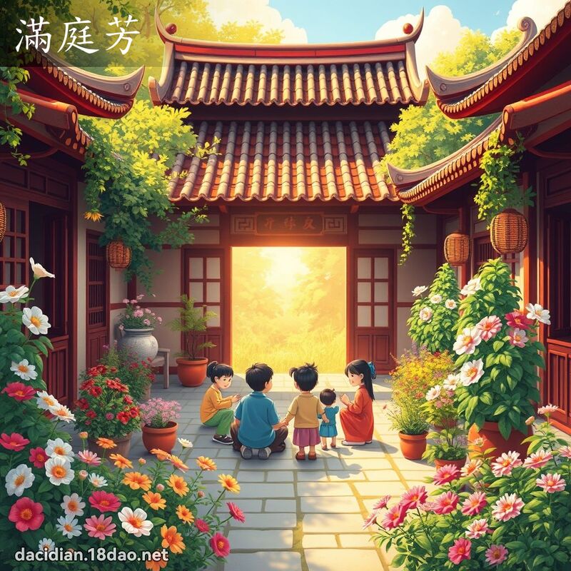 滿庭芳 - 國語大辭典配圖