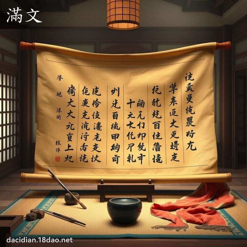 满文 - 国语大辞典配图