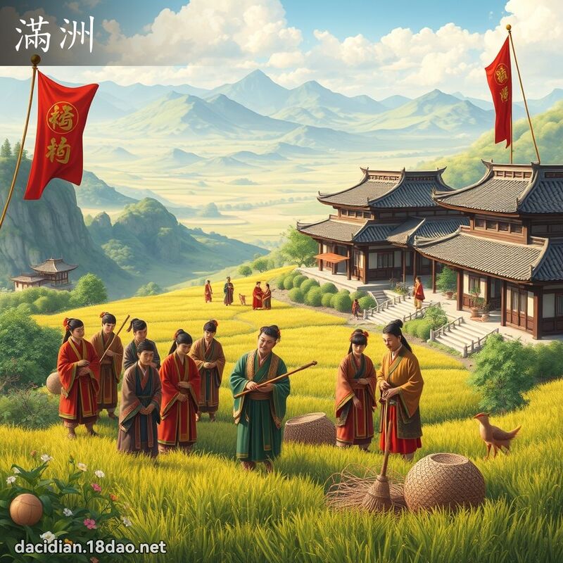 满洲 - 国语大辞典配图