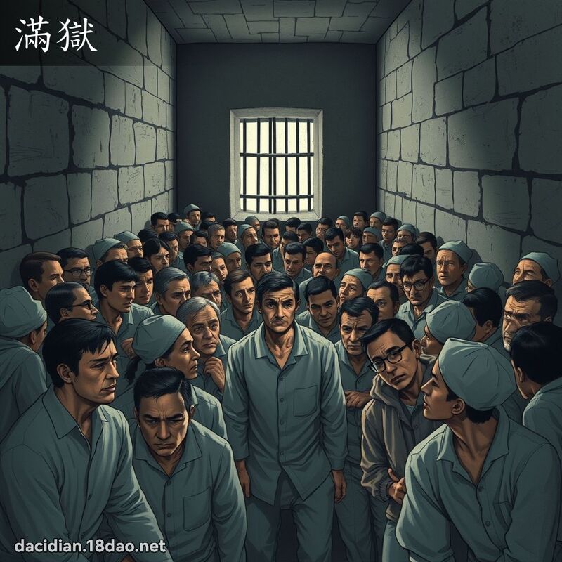 满狱 - 国语大辞典配图