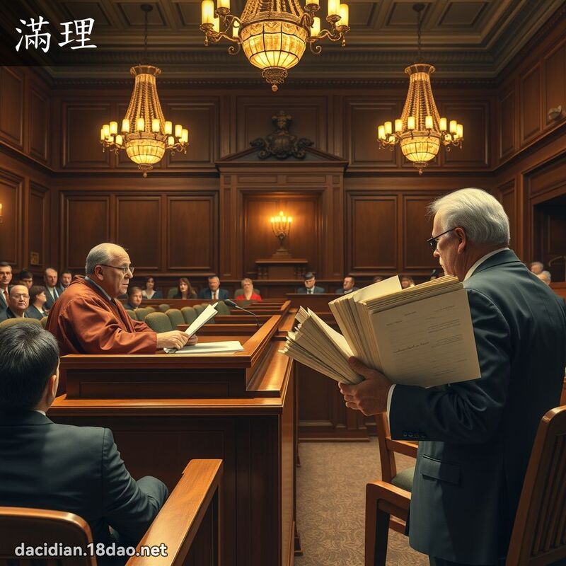 满理 - 国语大辞典配图