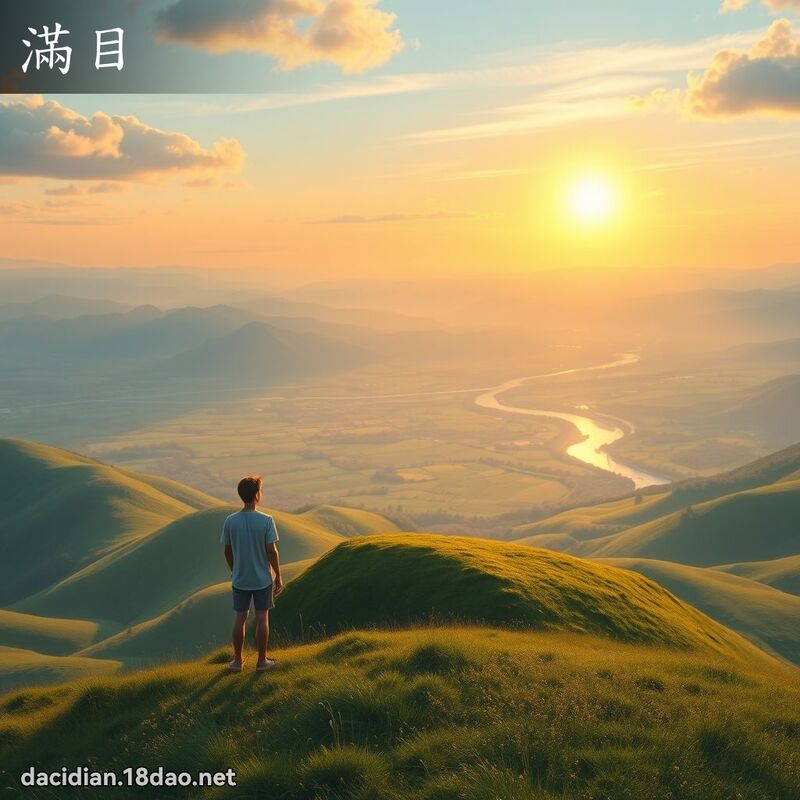 滿目 - 國語大辭典配圖